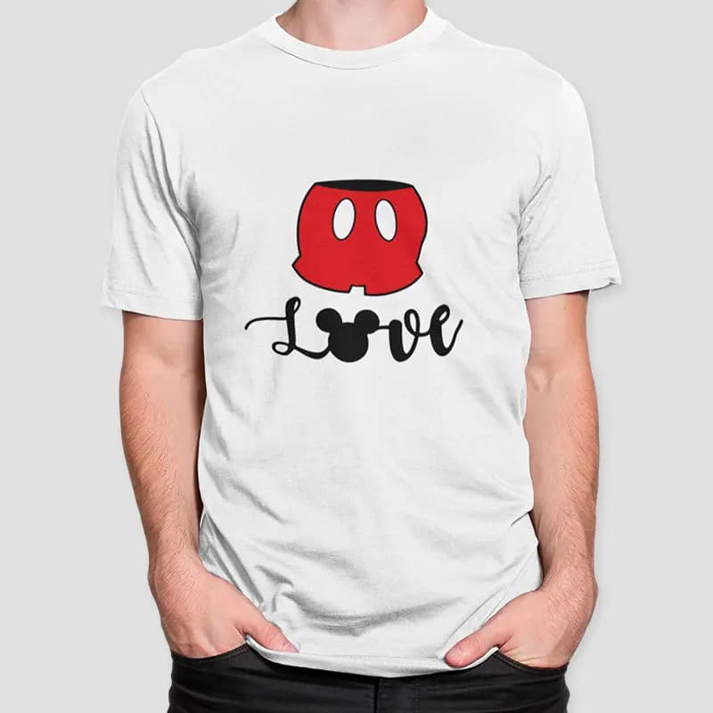 Polera estampada para parejas