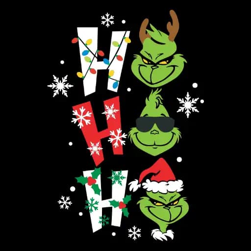 Polera Grinch Navidad Familia - Alternativa