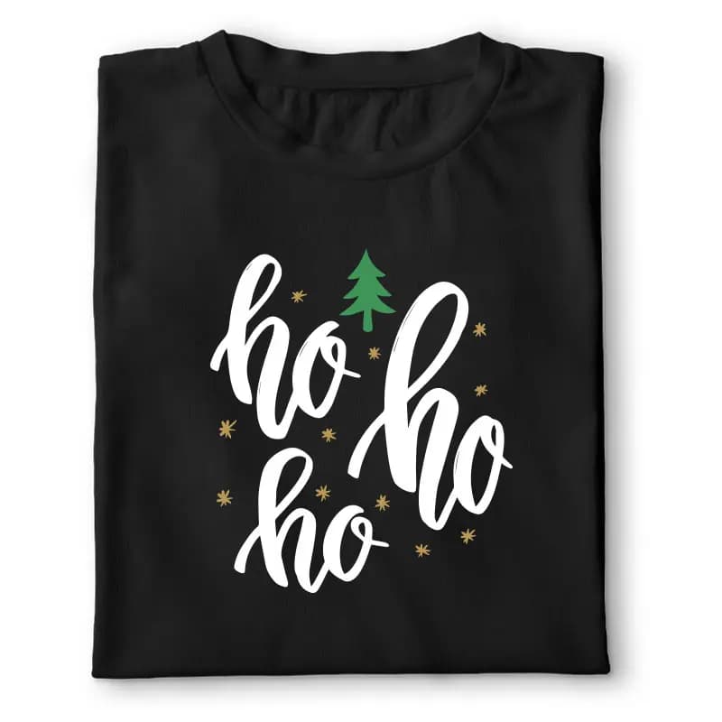 Polera Navidad Ho Ho Ho