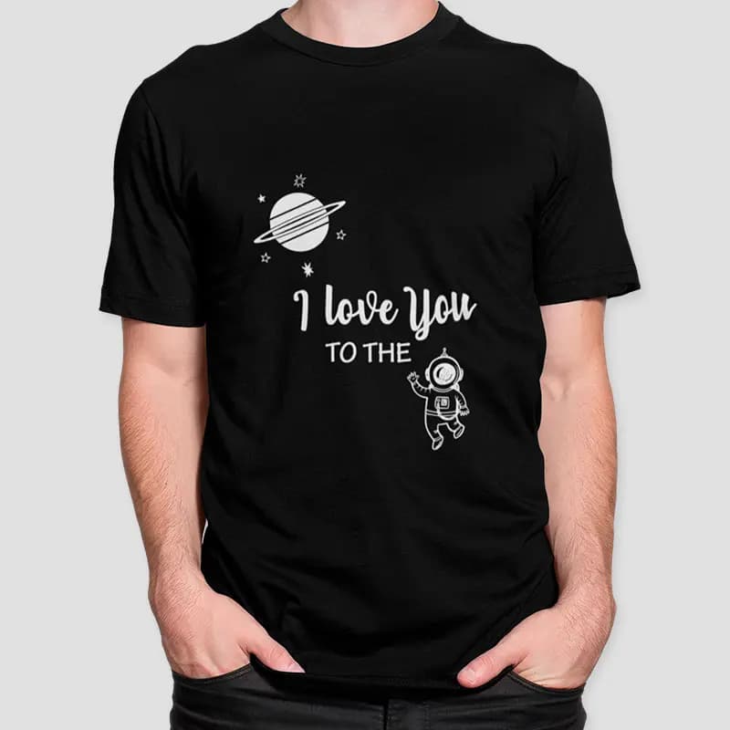 Polera para pareja | Astronauta