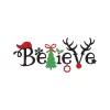 Polera Navidad Believe