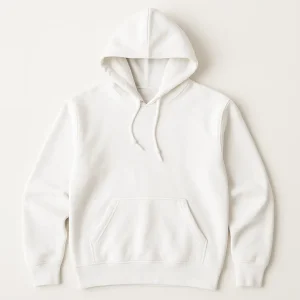 poleron blanco sin cierre